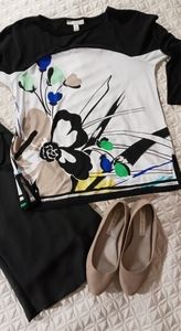 Dana Buchman Floral Top